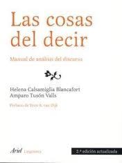 Las cosas del decir: Manual de análisis del discurso (Paperback)