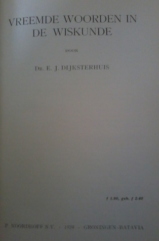 Vreemde woorden in de wiskunde