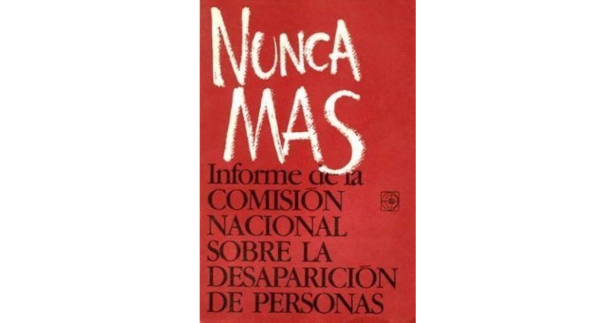 Nunca M s By Conadep