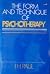 The Form and Technique of Psychotherapy