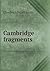 Cambridge fragments by Charles Sayle