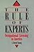 The Rule of Experts: Occupational Liscencing in America