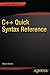 C++ Quick Syntax Reference
