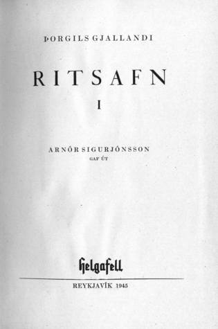 Ritsafn I