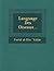 Language Des Oiseaux... (French Edition)