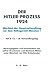 Hitler-prozess 1924 by Lothar Gruchmann