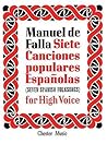 De Falla: 7 Canciones Populares Espanolas: for High Voice and Piano