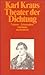 Theater der Dichtung: Nestroy. Zeitstrophen
