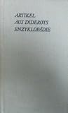 Artikel aus der von Diderot und d'Alembert herausgegebenen Enzyklopädie