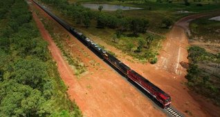 Freight Train Across The Outback: On Board The First Train To Cross Australia From South to North