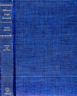 Effective Legal Research (Hardcover)