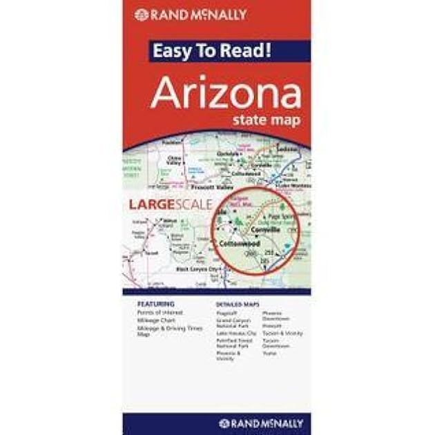 Easy To Read: Arizona State Map