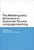 The Metalinguistic Dimension in Instructed Second Language Learning (Advances in Instructed Second Language Acquisition Research, 1)