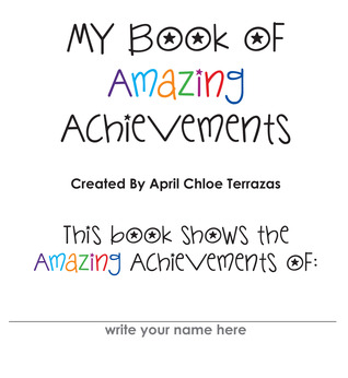 My Book of Amazing Achievements