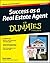 Success as a Real Estate Agent For Dummies by Dirk Zeller
