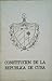 Constitucion de la Republica de Cuba