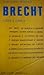 Brecht: vida e obra