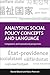 Analysing Social Policy Concepts and Language: Comparative and Transnational Perspectives