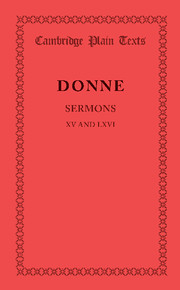 Sermons XV and LXVI. by John Donne