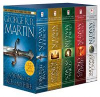 A Song of Ice and Fire, 5 Book Set Series: A Game of Thrones, A Clash of Kings, A Storm of Swords, A Feast for Crows, A Dance with Dragons
