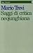Saggi di critica neojunghiana by Mario Trevi