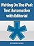 Writing On The iPad: Text Automation with Editorial