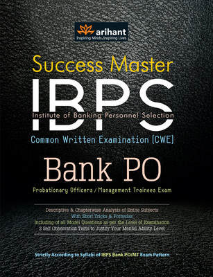 Success Master IBPS Institute of Banking Personnel Selections CWE Common Written Examination Bank PO Probationary Officers / Management Trainees Exam