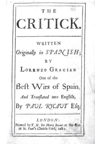 The Critick (Unknown Binding)