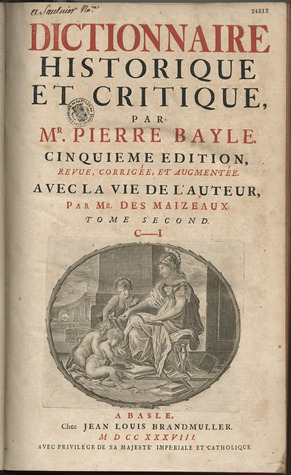 Dictionnaire Historique et Critique, Vol 2