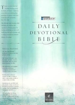 Holy Bible: I Worship Daily Devotional Bible-Nlt : Bonded Leather - Black