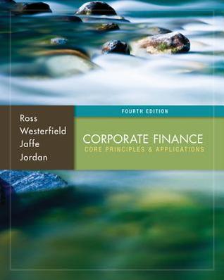 Corporate Finance: Core Principles and Applications