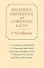 Religious Experience and Christian Faith by F.W. Dillistone