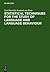 Statistical Techniques for the Study of Language and Language Behaviour