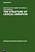 The Structure of Lexical Va...