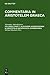 Alexandri Aphrodisiensis in Aristotelis metaphysica commentaria (Latin Edition)