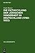Die Entwicklung Der J�dischen Minderheit in Deutschland (1780--1933): Neuere Forschungen Und Offene Fragen