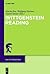 Wittgenstein Reading (On Wi...