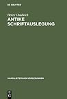 Antike Schriftauslegung Antike Schriftauslegung