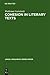 Cohesion in Literary Texts: A Study of Some Grammatical and Lexical Features of English Discourse