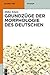 Grundzüge der Morphologie des Deutschen