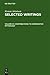 Selected Writings VII: Contributions to Comparative Mythology. Studies in Linguistics and Philology, 1972-1982