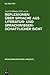 Reflexionen �ber Sprache Aus Literatur- Und Sprachwissenschaftlicher Sicht