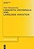 Linguistic Universals and Language Variation (Trends in Linguistics. Studies and Monographs [TiLSM], 231)
