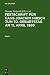 Festschrift Fur Hans Joachi...