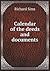 Calendar of the deeds and documents by Richard Sims