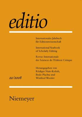 editio Yearbook 2008 (German Edition)