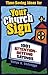 Your Church Sign by Verlyn D. Verbrugge