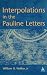 Interpolations in the Pauli...