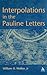 Interpolations in the Pauline Letters