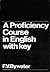 A proficiency course in English